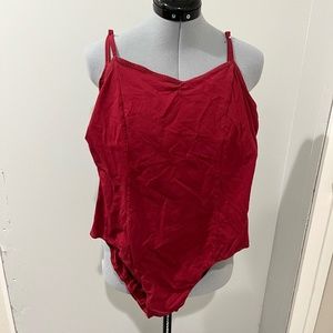 IEFIEL RED LEOTARD SIZE L